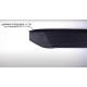 Пороги алюминиевые чёрные для Hyundai Santa Fe 2012-2015
