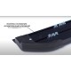 Пороги алюминиевые чёрные для Hyundai Santa Fe 2012-2015