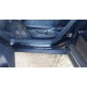 Пороги алюминиевые чёрные для Volkswagen Tiguan 2011-2016