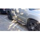 Пороги с площадкой алюминиевый лист для Toyota Highlander 2001-2007