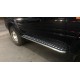 Пороги с площадкой алюминиевый лист для Lexus LX-470 2002-2007
