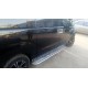 Пороги с площадкой алюминиевый лист для Hyundai H1 Starex 2018-2021