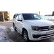 Пороги с площадкой алюминиевый лист для Volkswagen Amarok 2010-2016