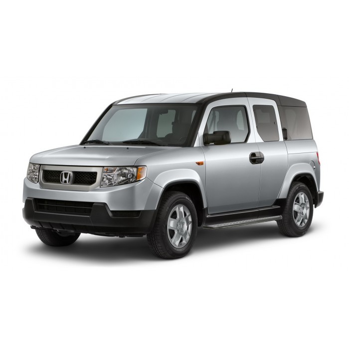 Пороги с площадкой алюминиевый лист для Honda Element 2003-2010