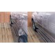 Пороги с площадкой алюминиевый лист для Lexus LX-470 2002-2007