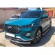 Пороги с площадкой алюминиевый лист для Chery Tiggo 7 Pro 2020-2024