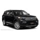 Пороги алюминиевые чёрные для Ford Explorer 2015-2017
