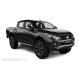 Пороги с площадкой нержавеющий лист с проступью для Fiat Fullback 2016-2020