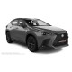 Пороги алюминиевые чёрные для Lexus NX-200/200t/300/300h 2014-2017