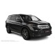 Пороги алюминиевые с нержавеющей площадкой для Honda Pilot 2016-2022