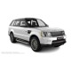 Пороги алюминиевые с нержавеющей площадкой для Range Rover Sport 2005-2013
