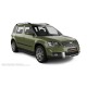 Пороги алюминиевые чёрные для Skoda Yeti 2014-2018