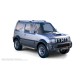 Пороги с площадкой нержавеющий лист с проступью для Suzuki Jimny 1998-2011