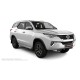 Пороги с площадкой нержавеющий лист с проступью для Toyota Fortuner 2020-2024