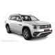Пороги с площадкой нержавеющий лист с проступью для Volkswagen Teramont 2018-2024