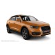 Пороги алюминиевые в полоску для Audi Q3 2011-2018