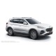 Пороги алюминиевые в полоску для  JAC S7 2020-2024