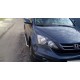 Пороги с площадкой алюминиевый лист для Honda CR-V 2007-2012