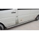 Пороги с площадкой алюминиевый лист для Mercedes Sprinter 1995-2006
