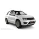 Пороги алюминиевые в полоску для Suzuki Grand Vitara 2005-2011 3 двери