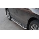 Пороги с площадкой алюминиевый лист для Volkswagen Tiguan 2016-2020