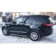 Пороги с площадкой чёрный алюминиевый лист для Land Rover Discovery 2017-2024