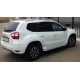 Пороги с площадкой алюминиевый лист для Nissan Terrano 2014-2022