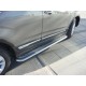 Пороги с площадкой алюминиевый лист для Chery Tiggo 5 2014-2016