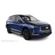 Пороги с площадкой нержавеющий лист с проступью для Infiniti QX60 2016-2020