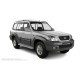 Пороги алюминиевые с нержавеющей площадкой для Hyundai Terracan 2001-2006