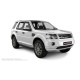 Пороги алюминиевые чёрные для Land Rover Freelander 2006-2014