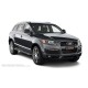 Пороги алюминиевые с нержавеющей площадкой для Audi Q7 2006-2009
