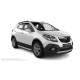 Пороги алюминиевые с нержавеющей площадкой для Opel Mokka 2012-2019
