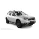 Пороги алюминиевые с нержавеющей площадкой для Renault Duster 2011-2015