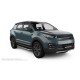 Пороги с площадкой чёрный алюминиевый лист для Changan CS55/CS55 plus 2017-2024