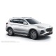 Пороги с площадкой нержавеющий лист с проступью для  JAC S7 2020-2024