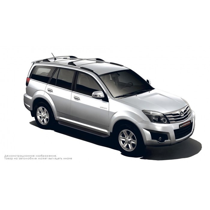 Пороги алюминиевые в полоску для Great Wall Hover H3 2010-2014 для Great Wall Hover H3 2010-2014