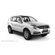 Пороги алюминиевые в полоску для SsangYong Rexton 2012-2015