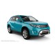 Пороги алюминиевые в полоску для Suzuki Vitara 2015-2019