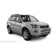 Пороги алюминиевые в полоску для Toyota Rav4 5 дверей 2000-2005