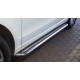 Пороги с площадкой алюминиевый лист кроме S-line для Audi Q5 2008-2016