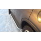 Пороги с площадкой алюминиевый лист для Kia Sorento 2009-2012