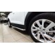 Пороги с площадкой алюминиевый лист для Hyundai Tucson 2015-2018