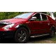 Пороги с площадкой алюминиевый лист для SsangYong Actyon Sports 2007-2011