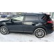 Пороги алюминиевые чёрные для Toyota RAV4 2013-2015