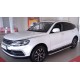 Пороги с площадкой алюминиевый лист для Zotye Coupa 2018-2024