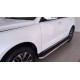 Пороги с площадкой алюминиевый лист для Zotye Coupa 2018-2024
