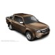 Пороги алюминиевые чёрные для Ford Ranger 2012-2015
