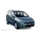 Пороги алюминиевые с нержавеющей площадкой для Peugeot Partner Tepee 2008-2018
