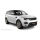 Пороги алюминиевые чёрные для Range Rover Sport 2013-2022